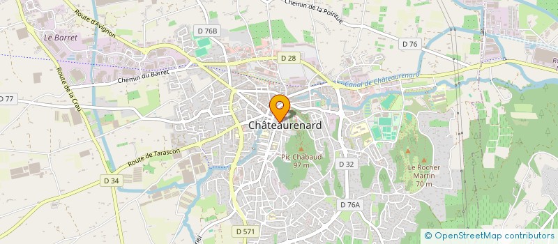 localisation de l'entreprise MONSIEUR RACHID ACHOUR  CHATEAURENARD