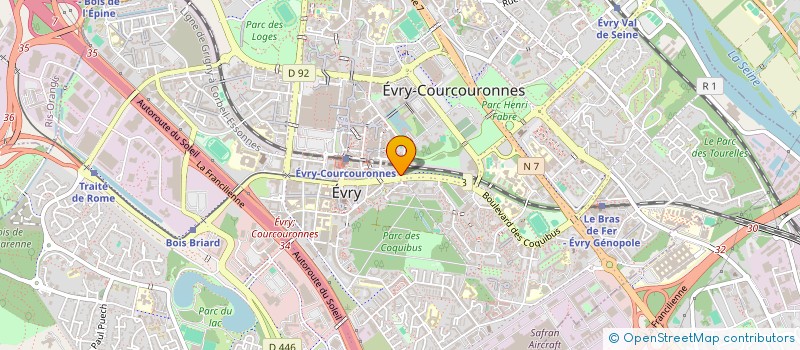 localisation de l'entreprise MONSIEUR RACHID ADDARAZI à EVRY-COURCOURONNES