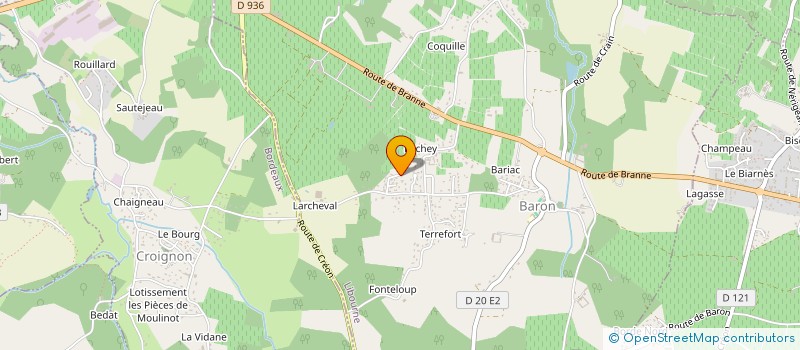 localisation de l'entreprise MONSIEUR RACHID ADIDAOUI  BARON