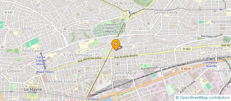 localisation de l'entreprise MONSIEUR RACHID ADOUI à LE HAVRE