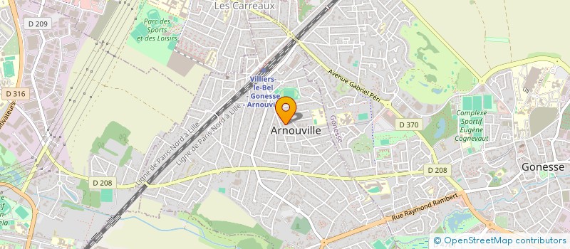 localisation de l'entreprise MONSIEUR RACHID AFALLAH  ARNOUVILLE