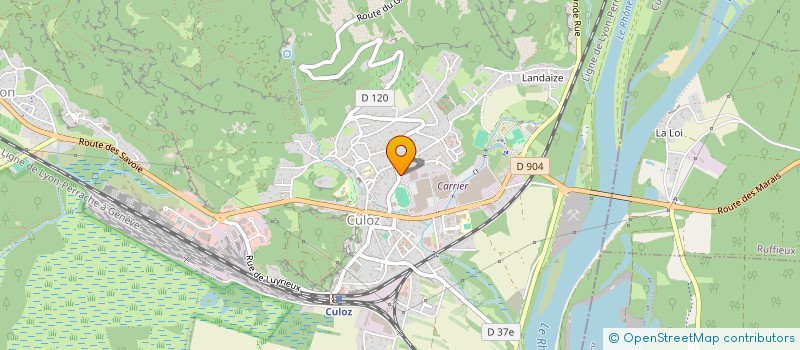 localisation de l'entreprise MONSIEUR RACHID AGHERBI  CULOZ-BEON