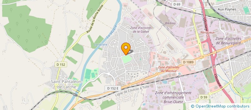 localisation de l'entreprise MONSIEUR RACHID AHADI  SAINT-PANTALEON-DE-LARCHE