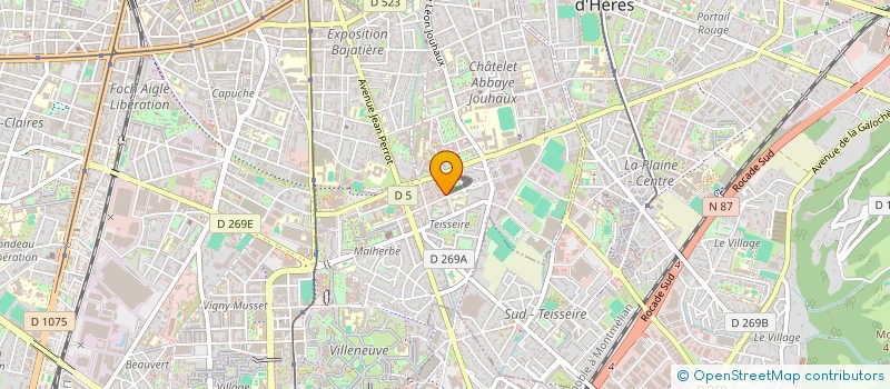 localisation de l'entreprise MONSIEUR RACHID AHAJRI  GENESTON