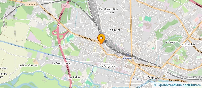 localisation de l'entreprise MONSIEUR RACHID AHMEDKHEDDA  VIERZON