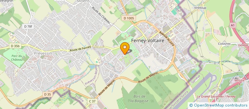 localisation de l'entreprise MONSIEUR RACHID AIOUAZI à FERNEY-VOLTAIRE