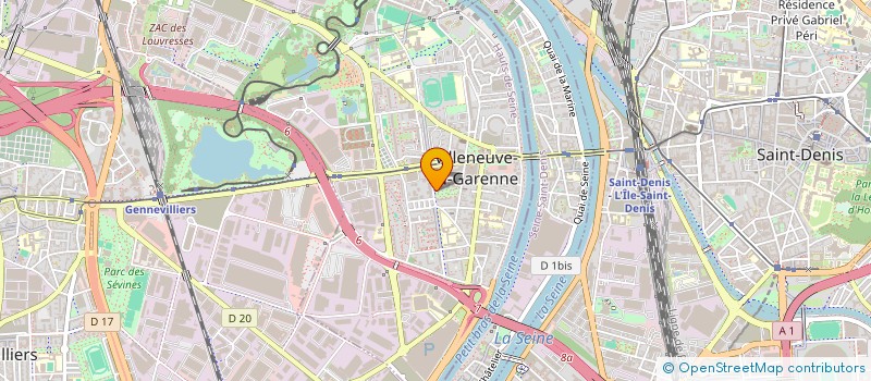 localisation de l'entreprise MONSIEUR RACHID AIROUCHE à VILLENEUVE-LA-GARENNE