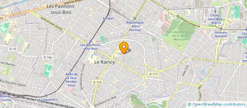 localisation de l'entreprise MONSIEUR RACHID AIT ATMANE à LE RAINCY