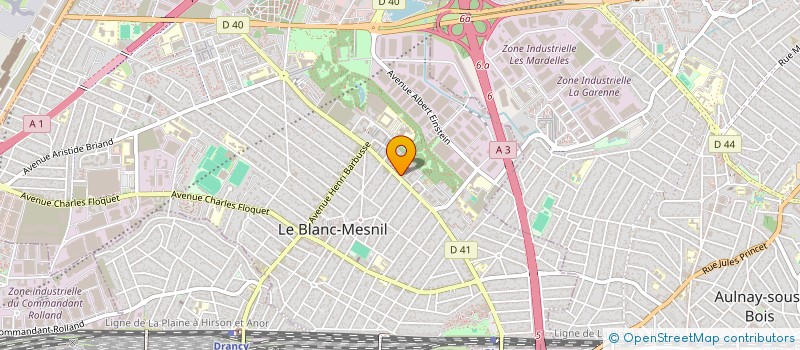 localisation de l'entreprise MONSIEUR RACHID AIT MALEK à LE BLANC-MESNIL