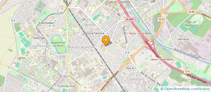 localisation de l'entreprise MONSIEUR RACHID AIT ZIANE  REIMS