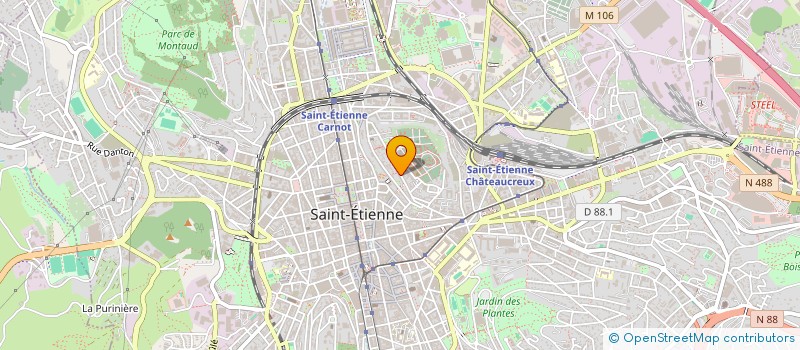 localisation de l'entreprise MONSIEUR RACHID AJBABDI  SAINT-ETIENNE