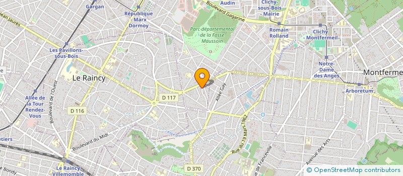 localisation de l'entreprise MONSIEUR RACHID AJJOUR à LIVRY-GARGAN