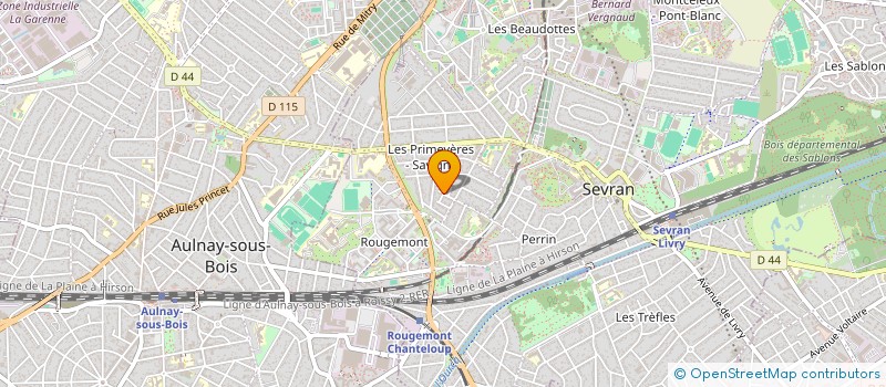 localisation de l'entreprise MONSIEUR RACHID ALLAOUI à SEVRAN