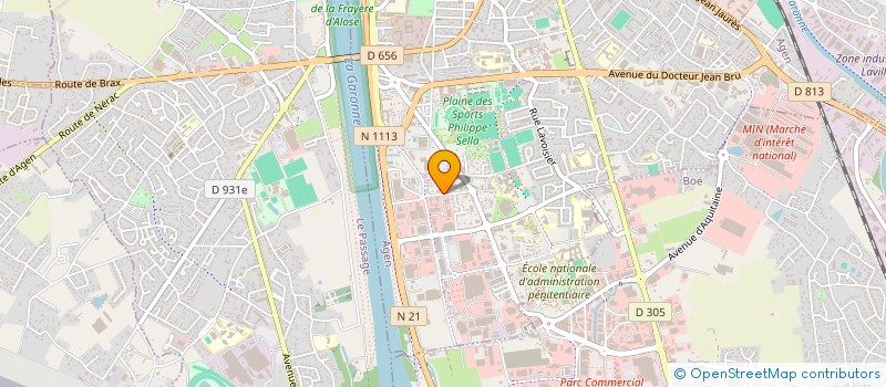 localisation de l'entreprise MONSIEUR RACHID ALLOU  AGEN