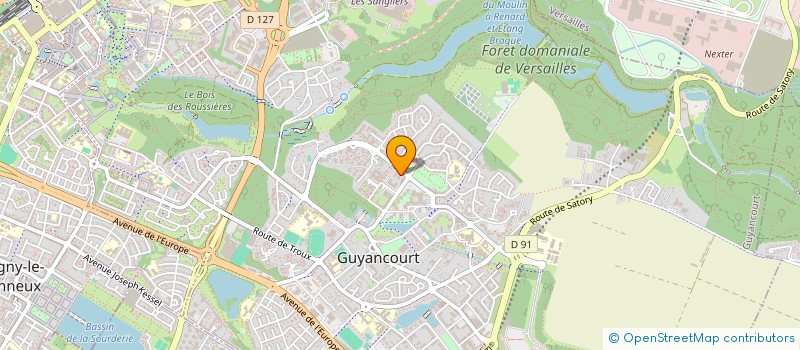 localisation de l'entreprise MONSIEUR RACHID AMEUR  GUYANCOURT