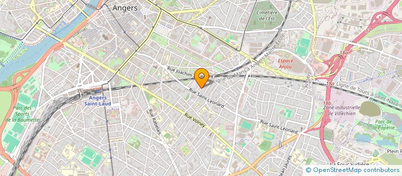 localisation de l'entreprise MONSIEUR RACHID AMOURA à ANGERS