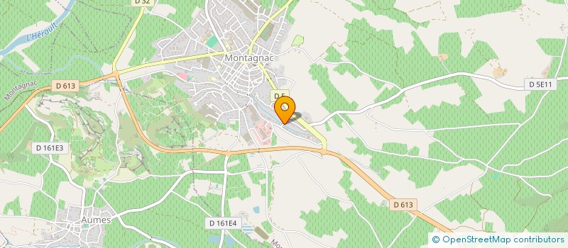 localisation de l'entreprise MONSIEUR RACHID AMRADOUCH à MONTAGNAC