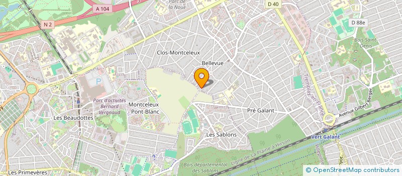 localisation de l'entreprise MONSIEUR RACHID AMRANI à VILLEPINTE