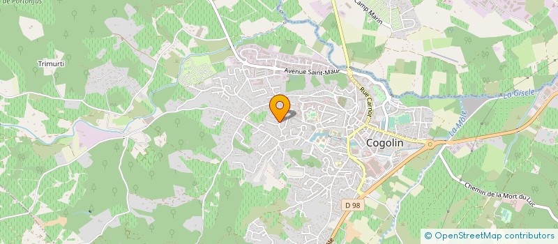 localisation de l'entreprise MONSIEUR RACHID AMROUCHE à COGOLIN