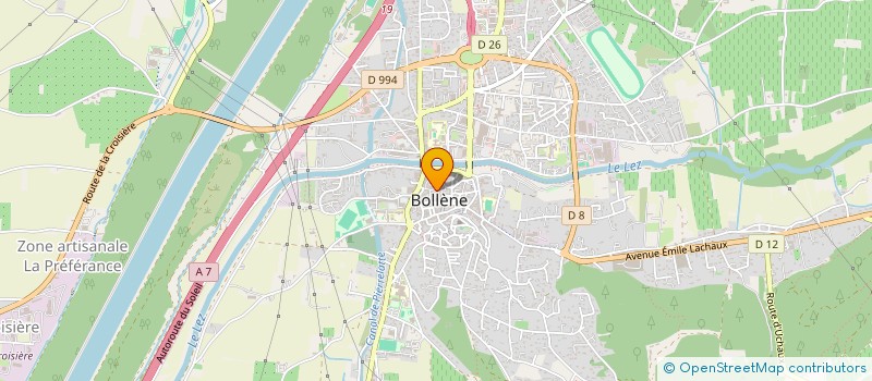 localisation de l'entreprise MONSIEUR RACHID AMSSAD à BOLLENE