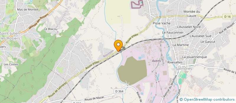 localisation de l'entreprise MONSIEUR RACHID ANGHOUR  SALINDRES