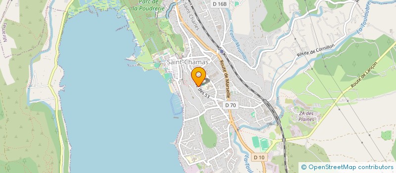 localisation de l'entreprise MONSIEUR RACHID AOUABDIA  SAINT-CHAMAS