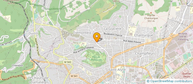 localisation de l'entreprise MONSIEUR RACHID ARABI  CLERMONT-FERRAND