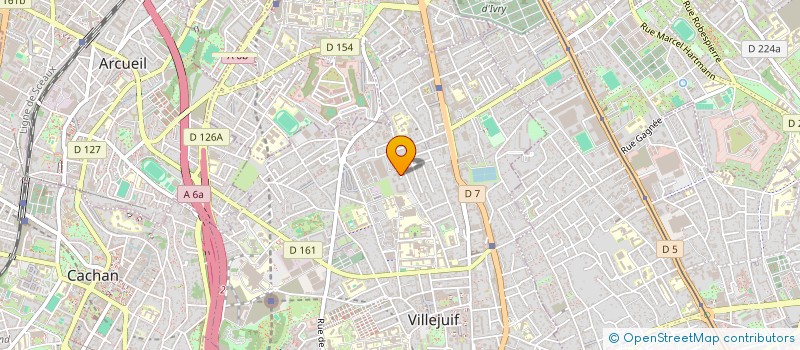 localisation de l'entreprise MONSIEUR RACHID AREDJAL à VILLEJUIF