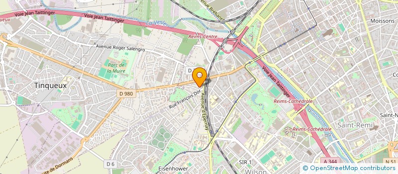 localisation de l'entreprise MONSIEUR RACHID ASLI  REIMS