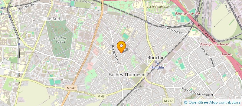 localisation de l'entreprise MONSIEUR RACHID ASTITOU à FACHES-THUMESNIL