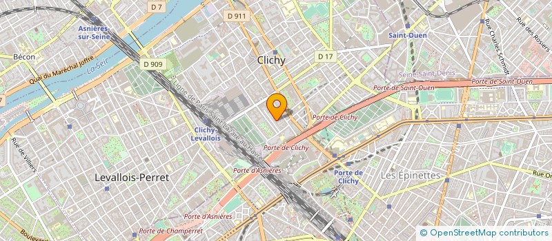 localisation de l'entreprise MONSIEUR RACHID ATROUSSY à CLICHY