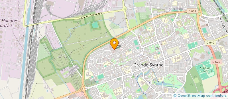 localisation de l'entreprise MONSIEUR RACHID AZIR à GRANDE-SYNTHE