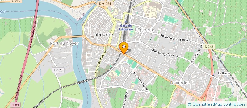 localisation de l'entreprise MONSIEUR RACHID AZLOUNI à LIBOURNE