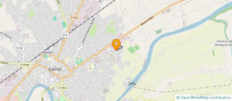 localisation de l'entreprise MONSIEUR RACHID BAACH à GAILLAC