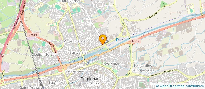 localisation de l'entreprise MONSIEUR RACHID BAAZI à PERPIGNAN