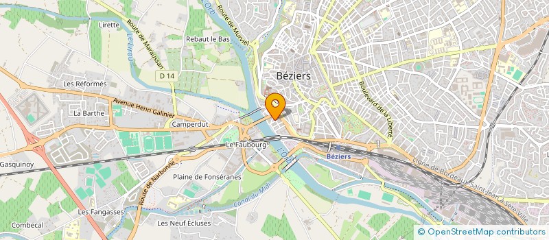 localisation de l'entreprise MONSIEUR RACHID BAAZIZ  BEZIERS