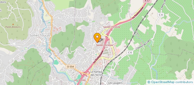 localisation de l'entreprise MONSIEUR RACHID BACHIR CHELLAOUA  SOLLIES-PONT