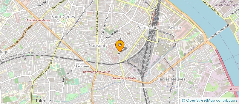 localisation de l'entreprise MONSIEUR RACHID BAGARI à BORDEAUX