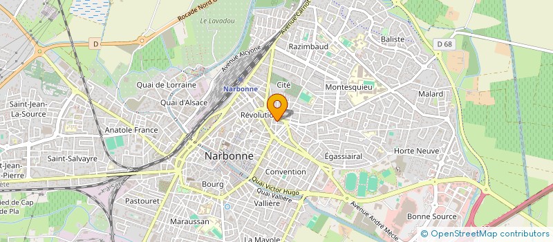 localisation de l'entreprise MONSIEUR RACHID BANNI à NARBONNE