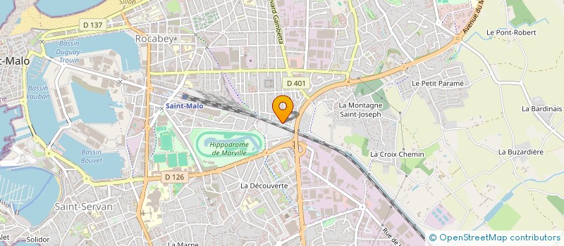localisation de l'entreprise MONSIEUR RACHID BAYROUK  SAINT-MALO