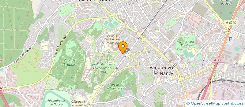 localisation de l'entreprise MONSIEUR RACHID BEDRI  VANDUVRE-LES-NANCY