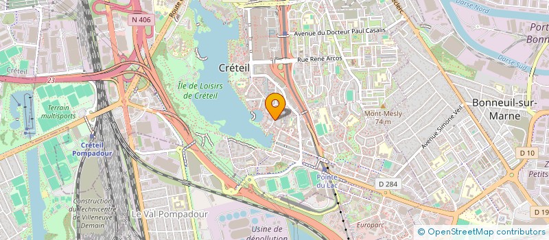 localisation de l'entreprise MONSIEUR RACHID BEKHIT  CRETEIL