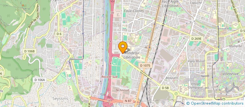 localisation de l'entreprise MONSIEUR RACHID BELGHARBAOUIA à GRENOBLE