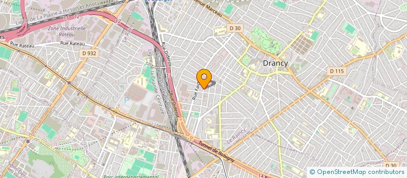 localisation de l'entreprise MONSIEUR RACHID BELHADI à DRANCY