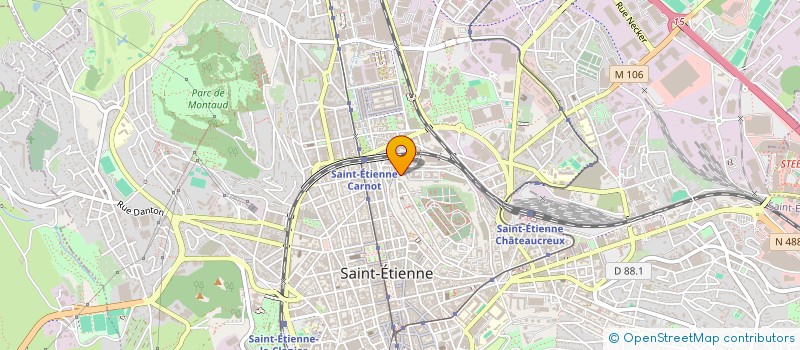localisation de l'entreprise MONSIEUR RACHID BELHADJ à SAINT-ETIENNE