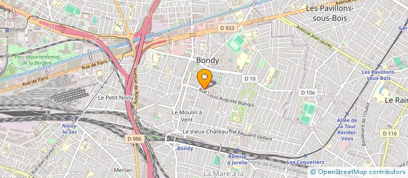 localisation de l'entreprise MONSIEUR RACHID BELHADJ TAHAR  BONDY