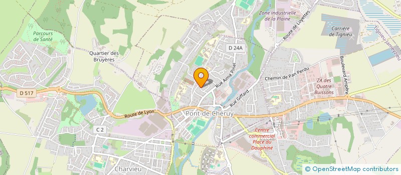 localisation de l'entreprise MONSIEUR RACHID BELHAJ  PONT-DE-CHERUY