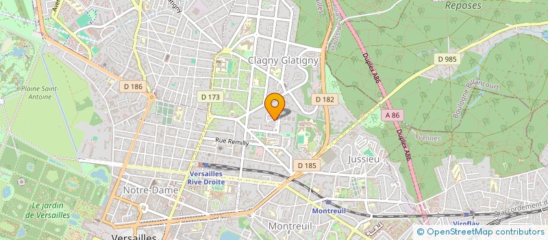 localisation de l'entreprise MONSIEUR RACHID BELKESSAM à VERSAILLES
