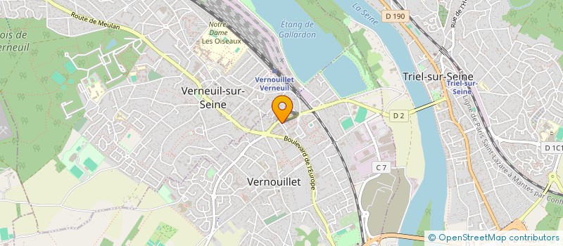 localisation de l'entreprise MONSIEUR RACHID BELLAOUD à VERNOUILLET