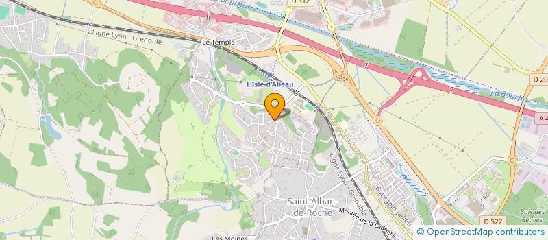 localisation de l'entreprise MONSIEUR RACHID BELLAOUI  L'ISLE-D'ABEAU